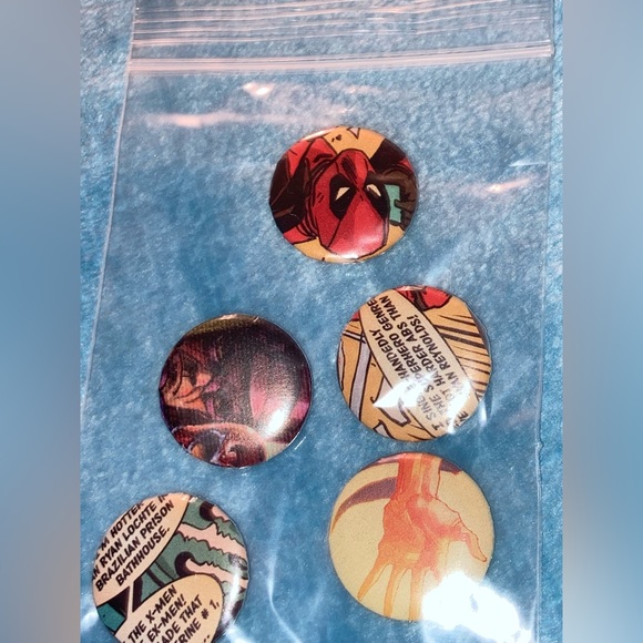 Handmade Marvel pins 5 Pack - Picture 3 of 8